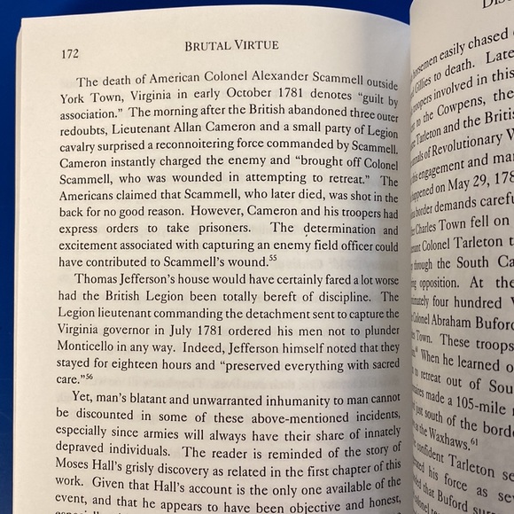 Brutal Virtue: The Myth and Reality of Banastre Tarleton by Scotti, Anthony - Picture 4 of 6